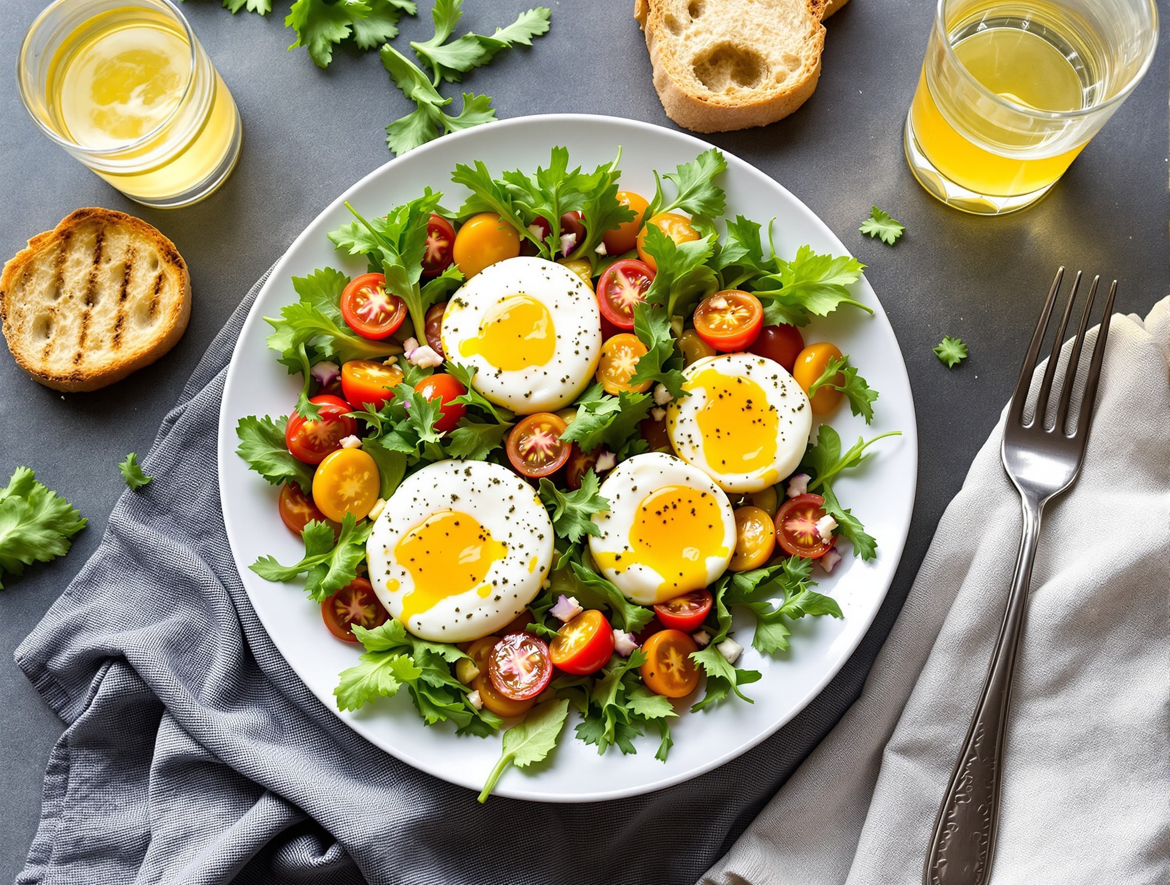 avec quoi accompagner des oeufs mimosa