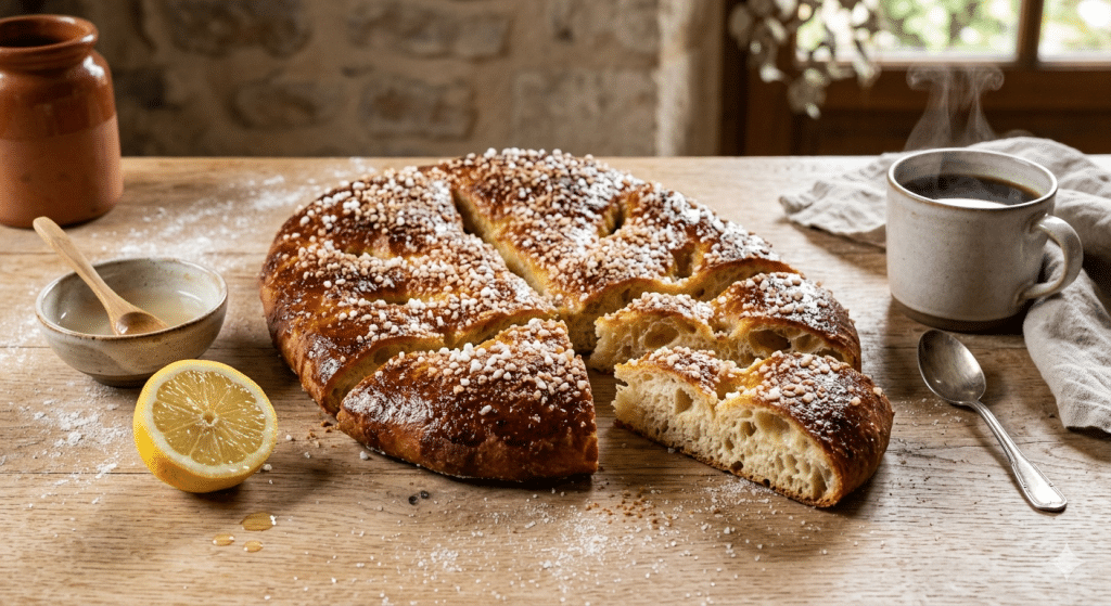 Fougasse sucrée