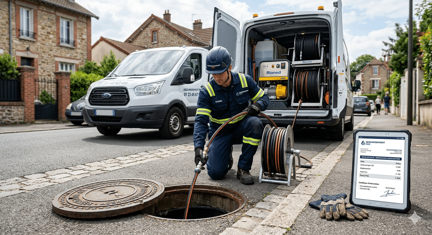veolia debouchage canalisation tarif