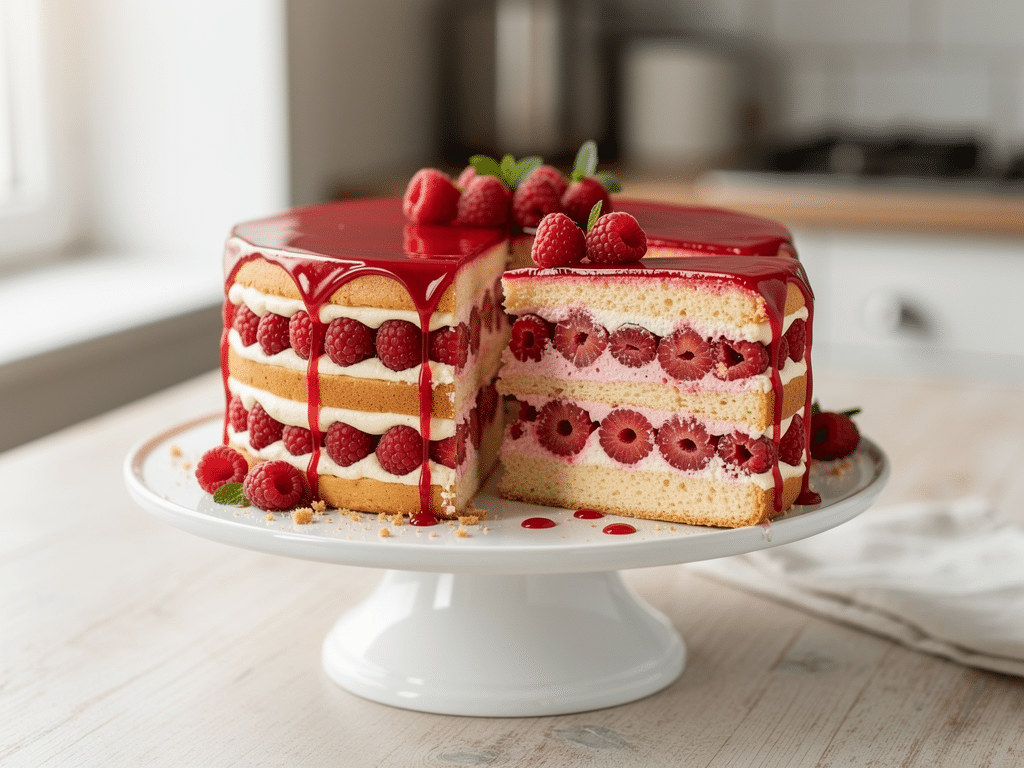 framboisier gâteau