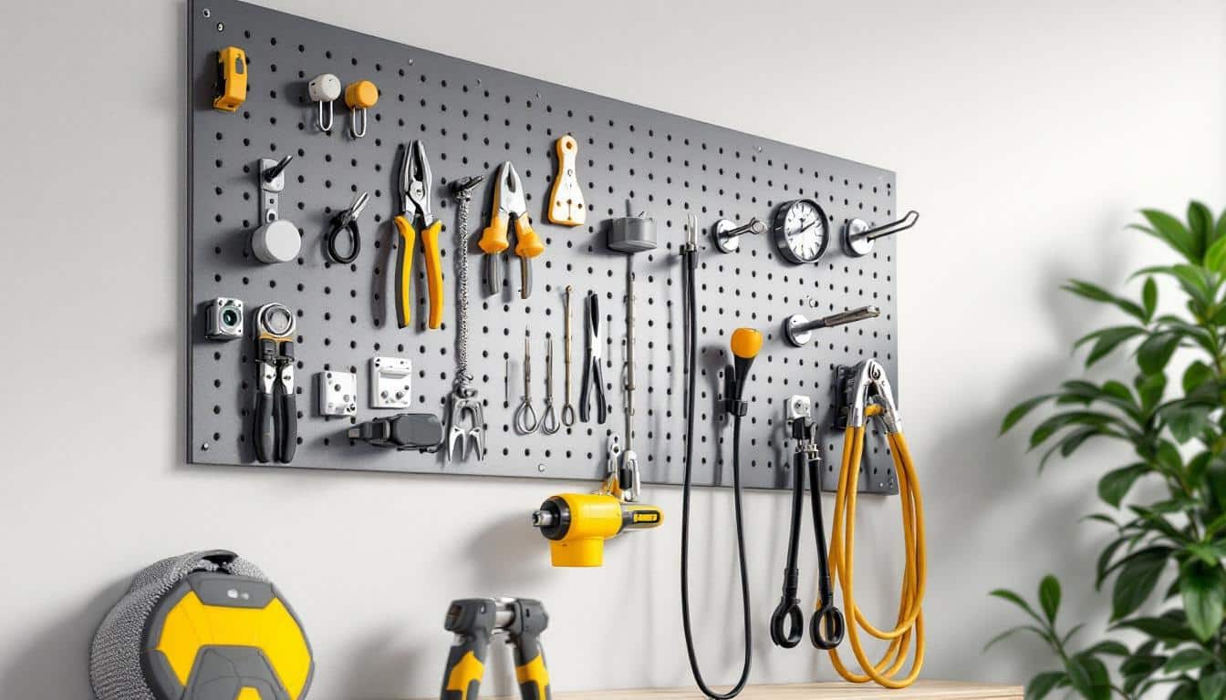 découvrez pegs pegboard : crochets et accessoires modulables pour un rangement personnalisé, pratique et organisé de tous vos espaces.
