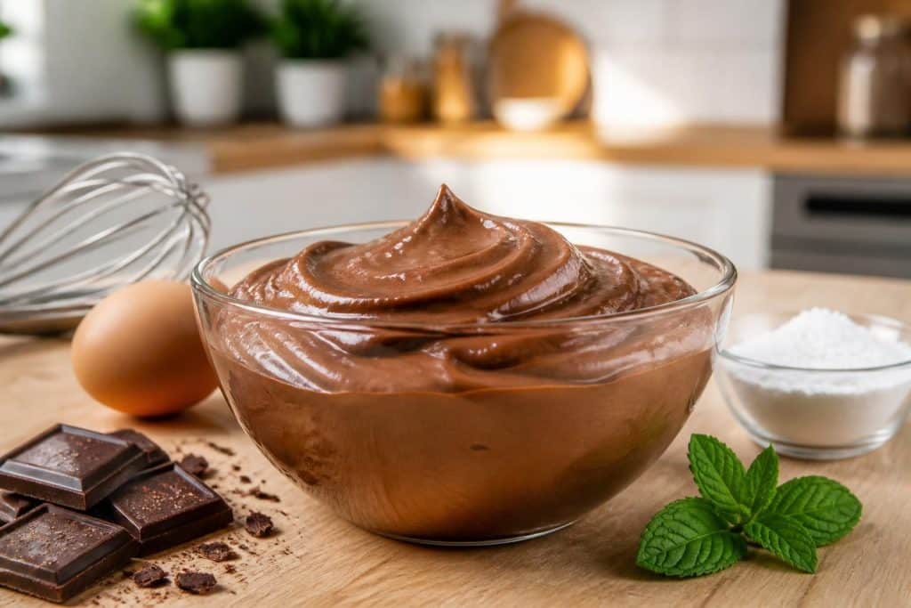 découvrez notre recette facile et rapide de crème mousseline au chocolat, pour une préparation onctueuse parfaite en toutes occasions.