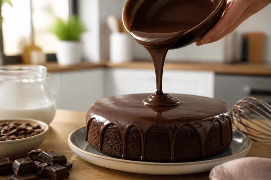 découvrez une recette simple et rapide de glaçage au chocolat lisse, parfait pour sublimer tous vos desserts en un rien de temps.