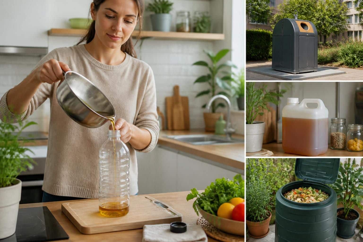 découvrez où jeter l'huile de friture usagée en toute sécurité et respect de l'environnement, avec des solutions simples et des conseils pratiques à adopter facilement.