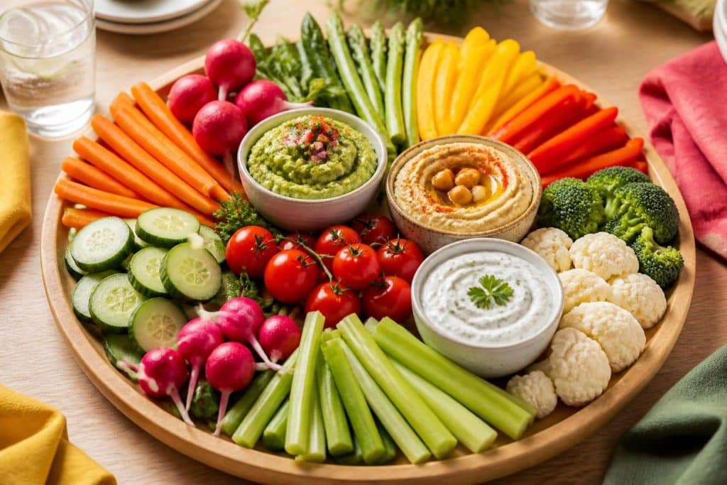découvrez des idées faciles et colorées pour créer un plateau de crudités original, parfait pour un apéro réussi et convivial.