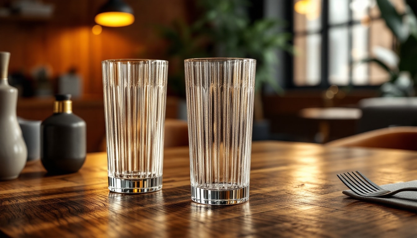 découvrez notre verre strié sur mesure alliant design rétro et décoration élégante, parfait pour sublimer vos espaces avec style et originalité.