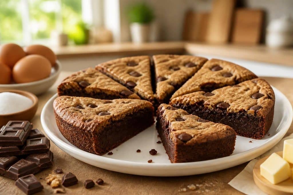découvrez notre recette facile de brookie, un gâteau gourmand alliant le moelleux d'un brownie et le croquant d'un cookie. parfait pour les amateurs de douceurs !