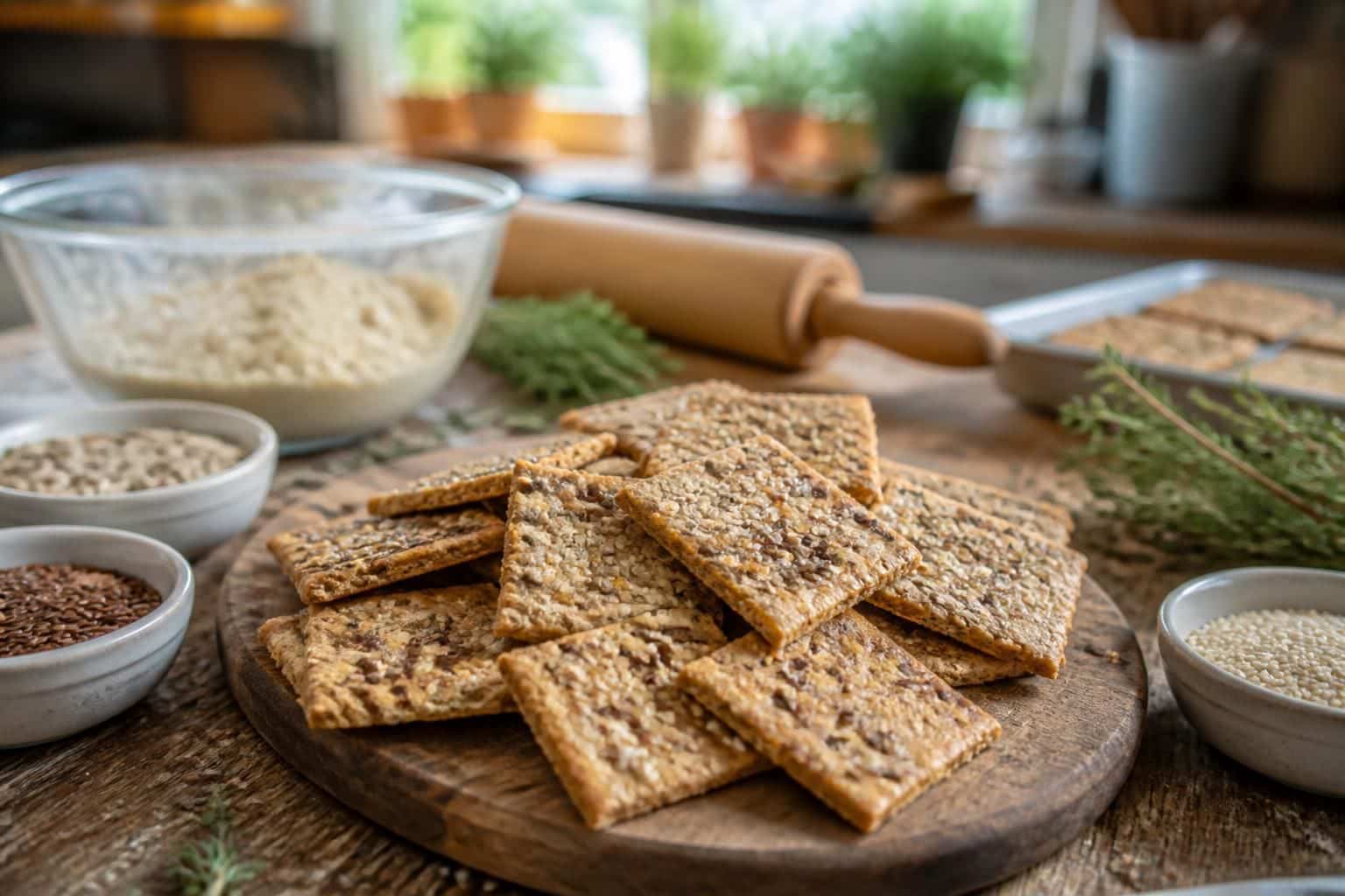 découvrez notre recette facile et rapide de crackers maison aux graines, parfaits pour un encas sain et croustillant à tout moment de la journée.