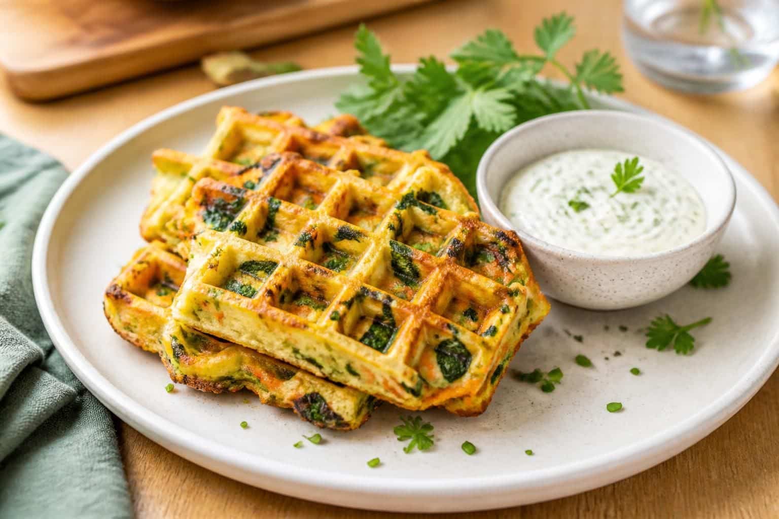 découvrez notre recette facile et rapide de gaufres aux légumes healthy, idéale pour un repas savoureux et équilibré.