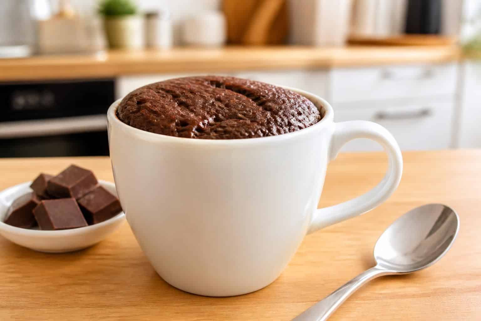 découvrez une recette rapide et facile de mug cake au chocolat sans œuf, idéale pour une gourmandise express et savoureuse.