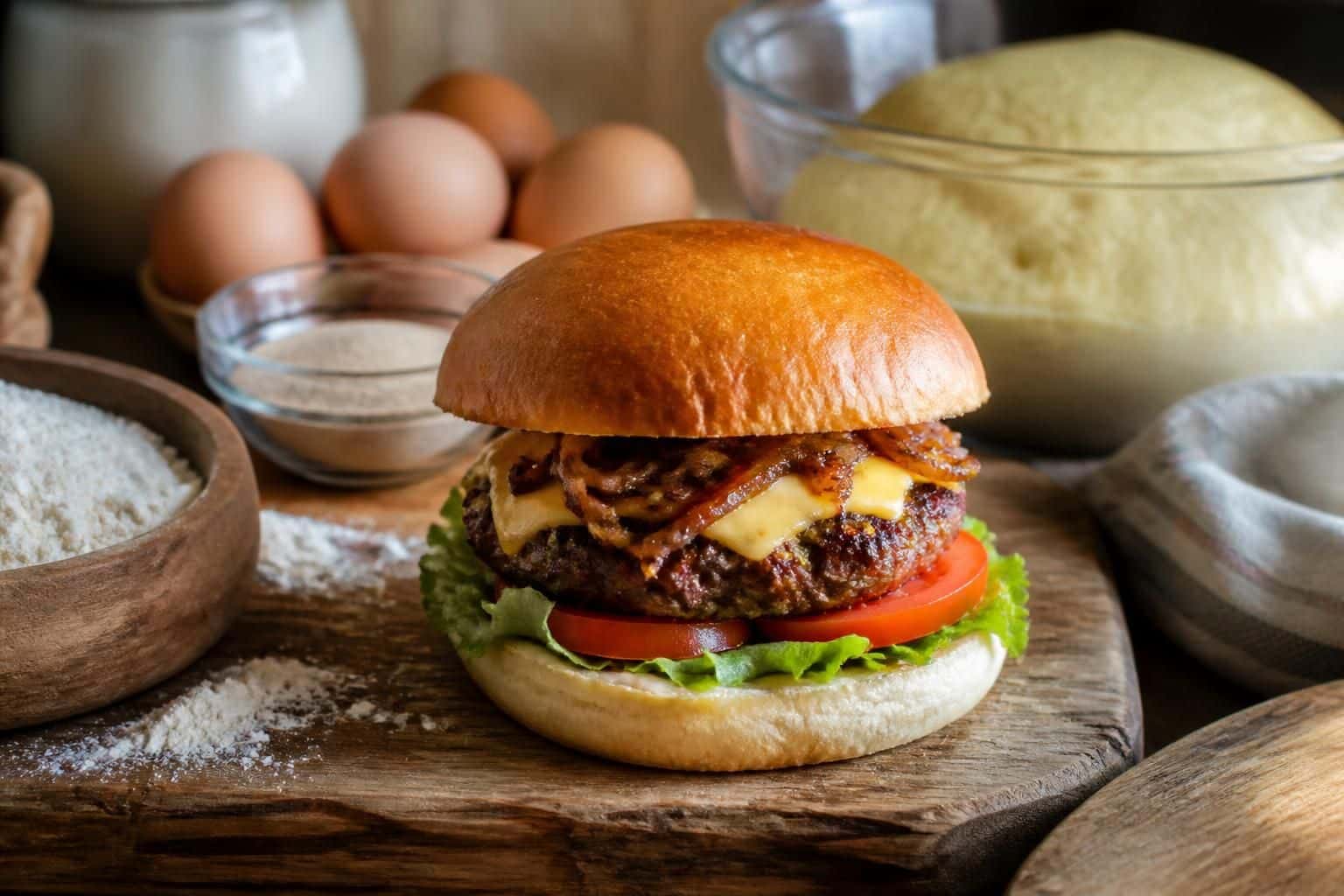 découvrez comment préparer un pain smash burger maison moelleux et croustillant avec notre recette facile du bun parfait pour sublimer vos burgers.