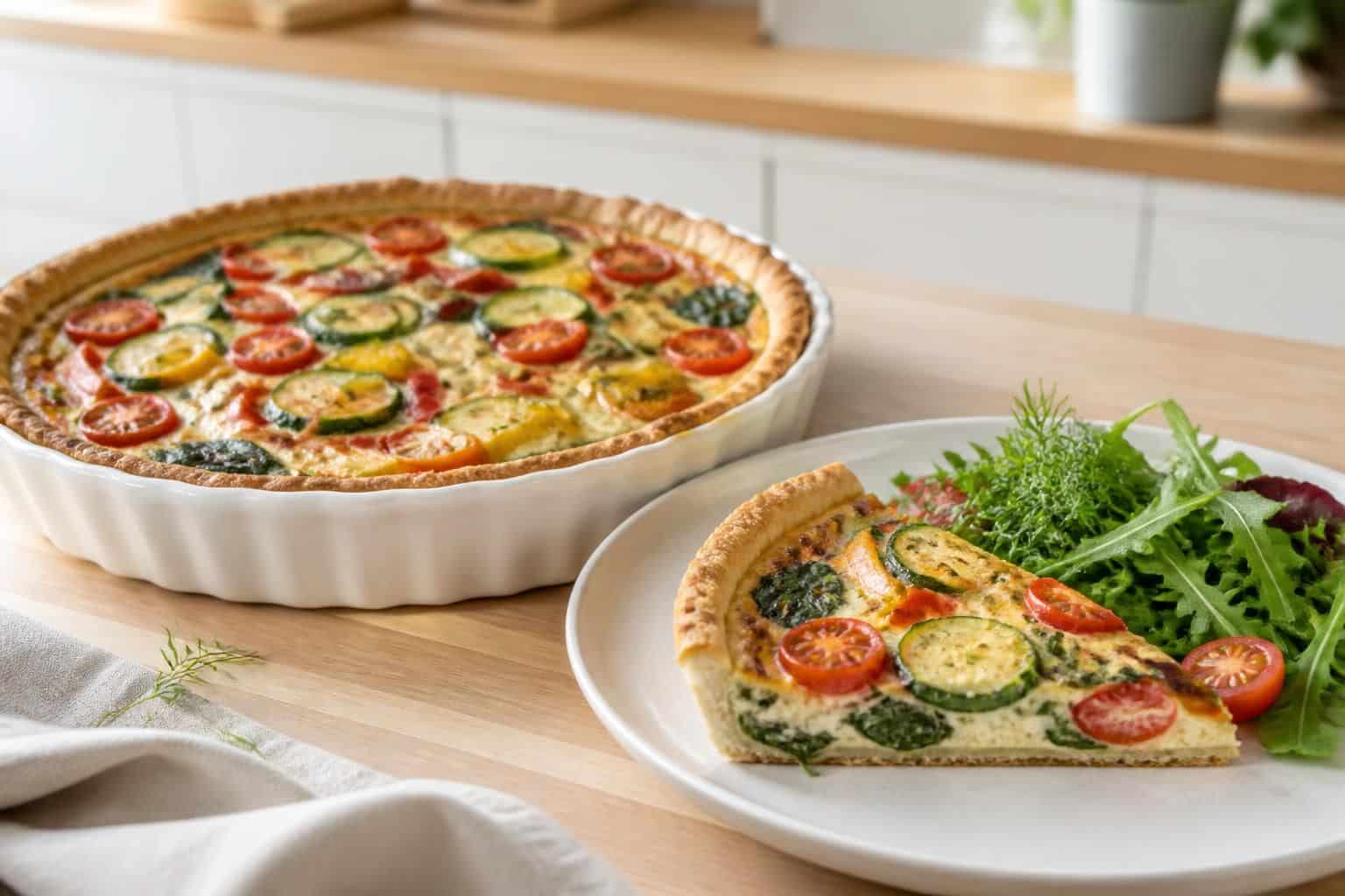 découvrez notre recette de quiche healthy, légère et facile à préparer, idéale pour un repas savoureux et équilibré en toute simplicité.