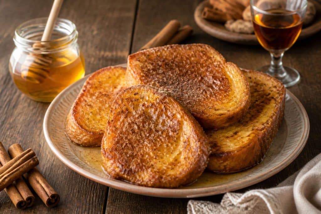 découvrez la recette traditionnelle portugaise des rabanadas, une délicieuse version du pain perdu, parfaite pour un dessert savoureux et facile à réaliser.