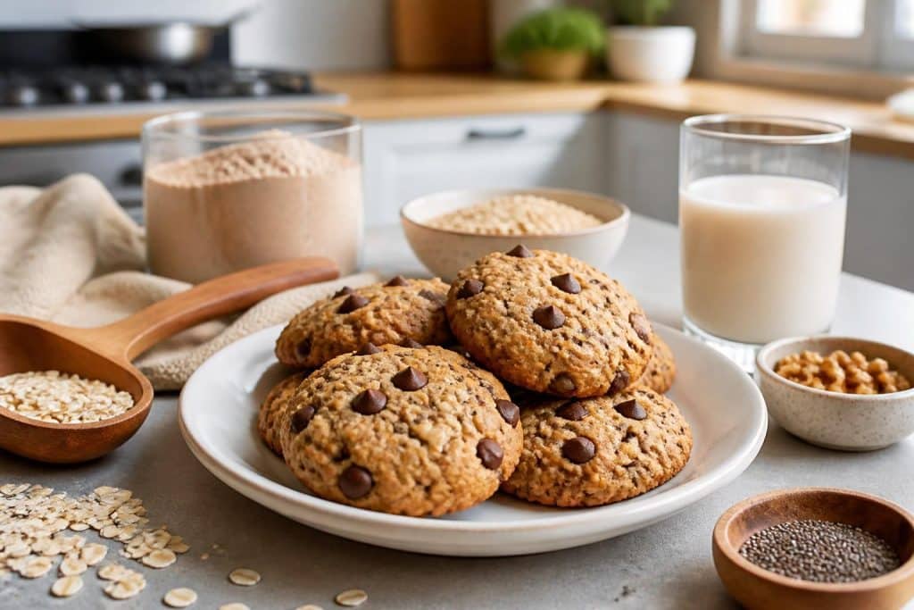découvrez une recette simple et rapide de cookies protéinés, idéale pour un snack sain et gourmand à tout moment de la journée.