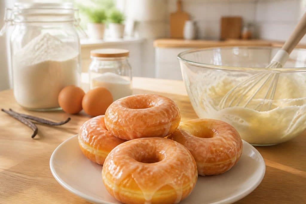 découvrez une recette simple et rapide pour préparer des donuts moelleux maison, parfaits pour un goûter gourmand et réussi en quelques minutes.