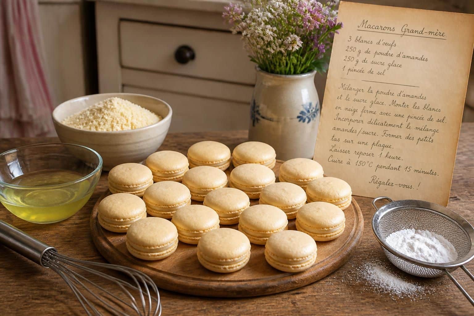 découvrez la recette de macaron grand-mère facile et traditionnelle pour des douceurs maison authentiques et savoureuses. idéale pour tous les niveaux en pâtisserie.
