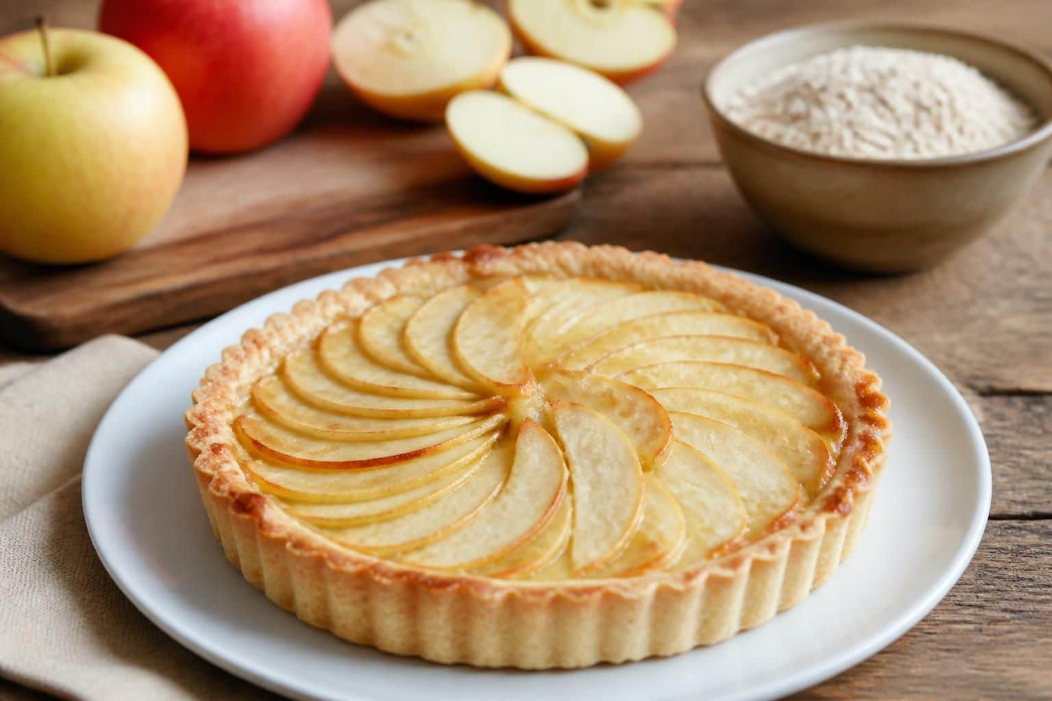 découvrez une recette facile et légère de tarte aux pommes healthy, sans sucre ajouté, parfaite pour un dessert gourmand et sain.